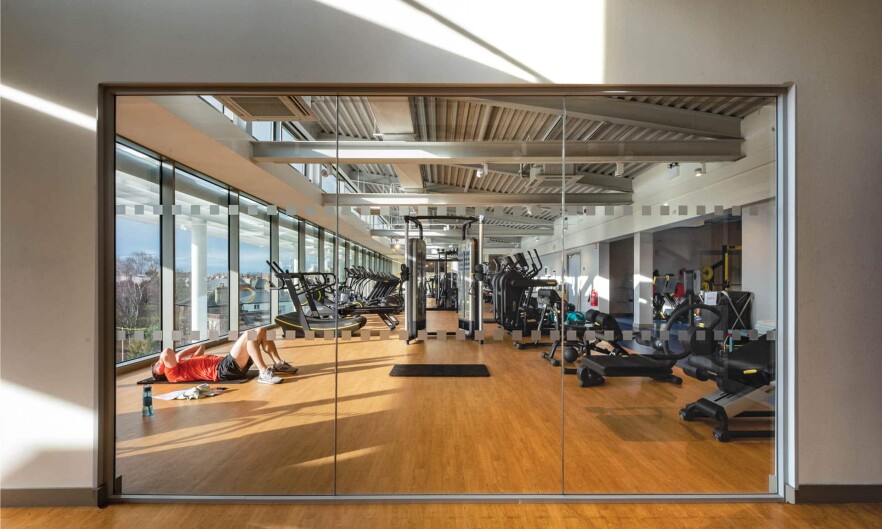 Douglas Wallace Architects interior Designer Fitzwilliam Lawn Tennic club New Gym
